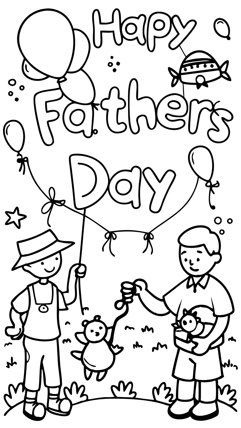 happy fathers day coloring pages